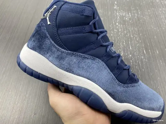 Rep TBK Navy 11 Midnight Air AR0715-441 WMNS Jordan Velvet 0616